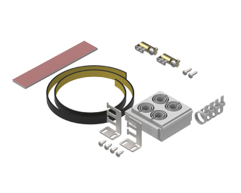Kabeleinführungskit für Spleissbox, 4 x 20mm