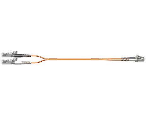 Fig.8 Patchkabel duplex E2000PC-LCPC 50/125µm OM2 3.0m
