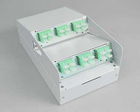 AP-Box fwLine, 24 x LCAPC, 9/125µm (6xLCAPC quad)