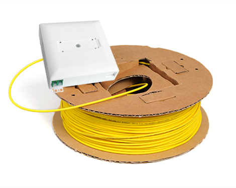FTTH Kartonspule, AP, 2 x LCAPC, 50.0m