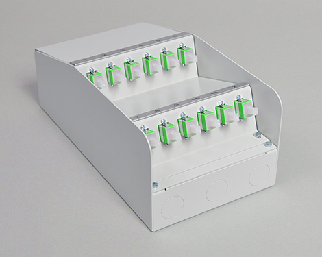 AP-Box Stahl, 2 x SCAPC, 9/125µm