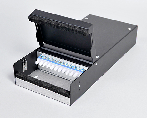 Consolidation Box, Stahl, 2 x SCPC, 9/125µm