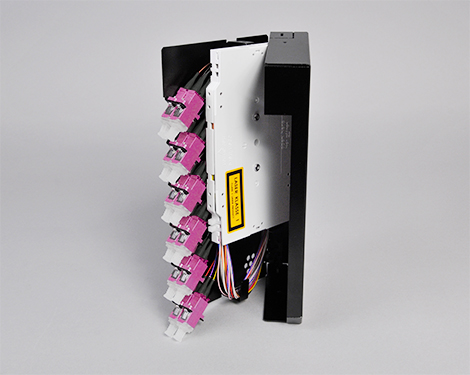 DIN Gehäuse, Alu, 12 x LCPC, 50/125µm OM4 (6xLCPC duplex)