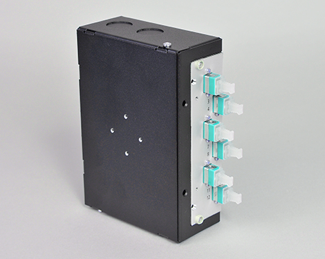 Hutschienen Box, Stahl, 6 x LCPC, 50/125µm OM3 (3xLCPC duplex)