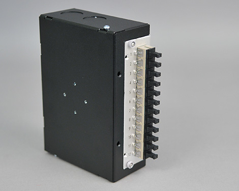 Hutschienen Box, Stahl, 12 x SCPC, 62.5/125µm OM1