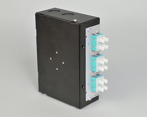 Hutschienen Box, Stahl, 12 x SCPC, 50/125µm OM3 (6xSCPC duplex)