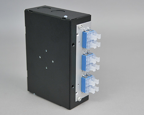 Hutschienen Box, Stahl, 24 x LCPC, 9/125µm (6xLCPC quad)