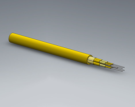 H&S Breakout, 2.0mm, 4x1, 9/125µm, Dca, gelb