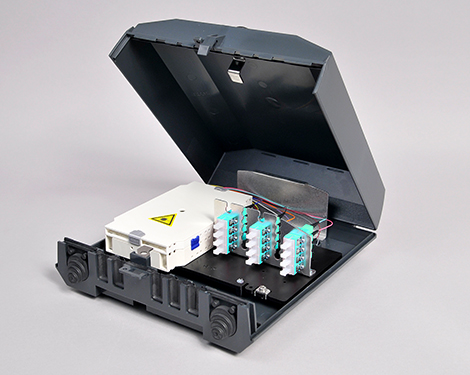 Venus-Box mit Schloss, 2 x SCPC, 50/125µm OM3