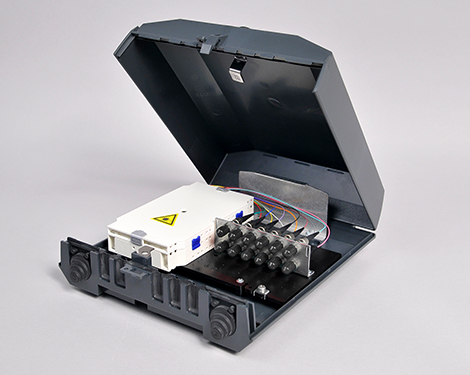 Venus-Box mit Schloss, 4 x STPC, 62.5/125µm OM1