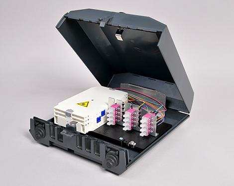 Venus-Box ohne Schloss, 12 x LCPC, 50/125µm OM4 (6xLCPC duplex)