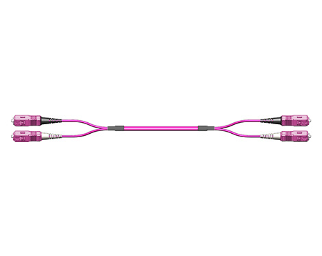 Fig.0 Patchkabel, 2.0mm, SCPC-SCPC, 50/125µm OM4, 7.5m