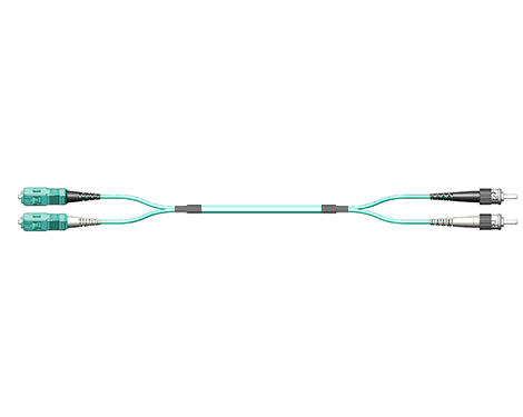 Fig.0 Patchkabel, 2.0mm, SCPC-STPC, 50/125µm OM3, 1.5m