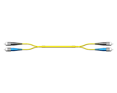 Fig.0 Patchkabel, 2.0mm, FCPC-FCPC, 9/125µm, 2.0m