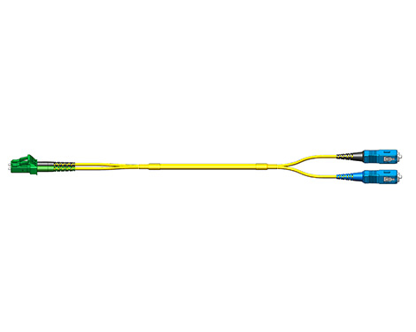 Fig.0 Patchkabel, 2.0mm, LCAPC-SCPC, 9/125µm, 7.5m
