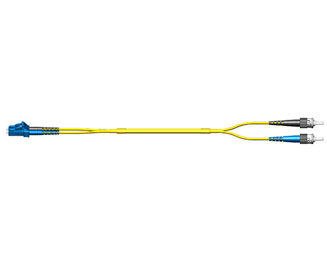 Fig.0 Patchkabel, 2.0mm, LCPC-STPC, 9/125µm, 3.0m