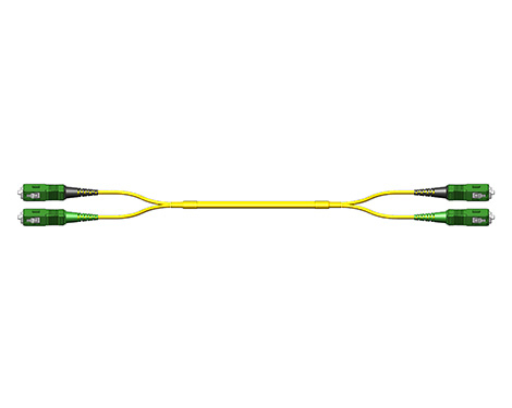 Fig.0 Patchkabel, 2.0mm, SCAPC-SCAPC, 9/125µm, 0.5m