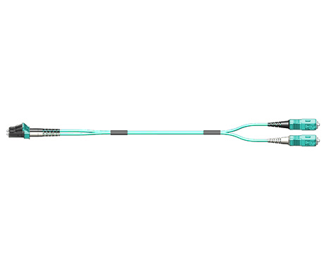 Fig.8 Patchkabel, 2.0mm, LCPC-SCPC, 50/125µm OM3, 2.0m