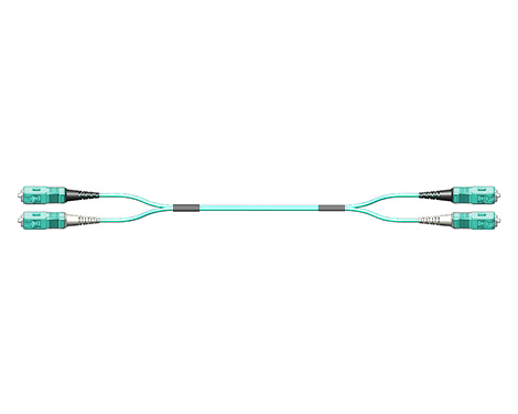 Fig.8 Patchkabel, 2.0mm, SCPC-SCPC, 50/125µm OM3, 3.0m