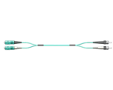 Fig.8 Patchkabel, 2.0mm, SCPC-STPC, 50/125µm OM3, 5.0m