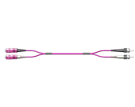 Fig.8 Patchkabel, 2.0mm, SCPC-STPC, 50/125µm OM4, 10.0m