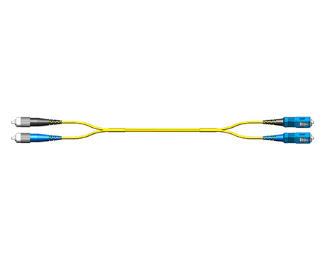 Patchkabel Fig.8, 2.0mm, SCPC-FCPC, 9/125µm, 5.0m