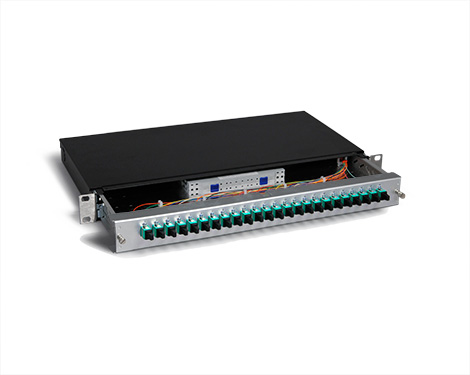 KEV 1HE Aluminium, 12 x SCPC, 50/125µm OM3
