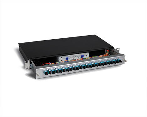 KEV 1HE Aluminium, 12 x SCPC, 9/125µm