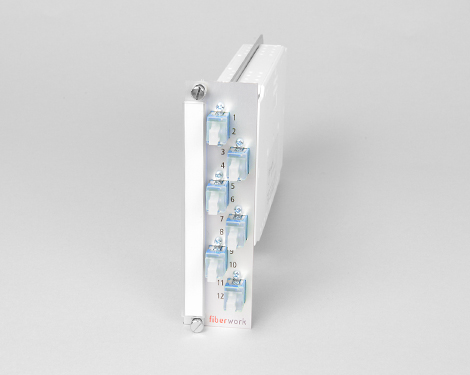 Einschubmodul 7TE, 12 x LCPC, 9/125µm (6xLCPC duplex)