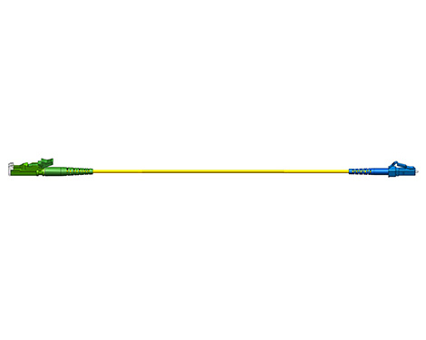 Simplex Patchkabel, 1.7mm, E2000APC-LCPC, 9/125µm, 10.0m