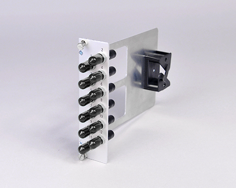 Einschubmodul 7TE, 2 x STPC, OM4, mit Bügel