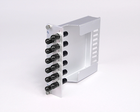 Einschubmodul 7TE, 6 x STPC, OM4, mit Überlängenfach