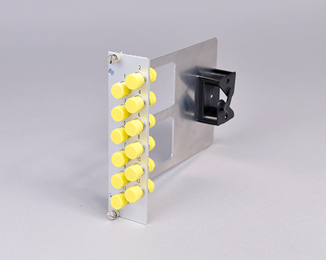 Einschubmodul 7TE, 6 x FCAPC, SM, mit Bügel