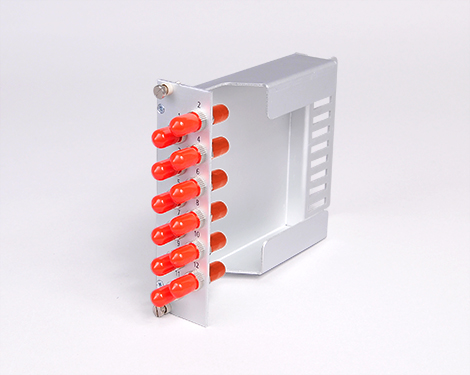 Einschubmodul 7TE, 8 x STPC, SM, mit Überlängenfach