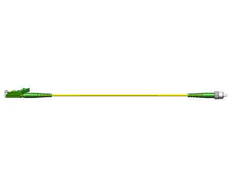 Simplex Patchkabel, 1.7mm, E2000APC-FCAPC, 9/125µm, 7.5m