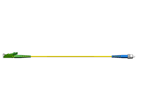Simplex Patchkabel, 1.7mm, E2000APC-FCPC, 9/125µm, 20.0m