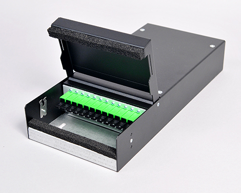 Consolidation Box, Stahl, 6 x LSH / E2000®APC FBW, 9/125µm