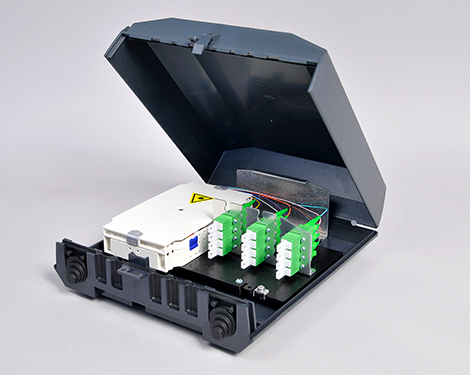 Venus-Box ohne Schloss, 2 x LSH / E2000®APC FBW, 9/125µm