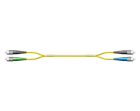 Patchkabel Fig.8, 2.0mm, FCAPC-FCPC, 9/125µm, 3.0m
