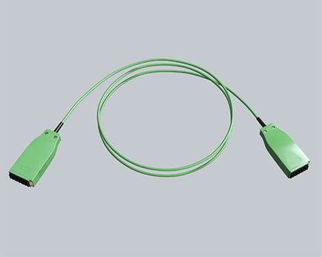 H.D.S. FO, 6 x LCAPC duplex, OS2, grün, 50.0m