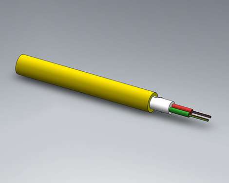 Bündeladerkabel, Universal, 2x12, 9/125µm, Cca, gelb