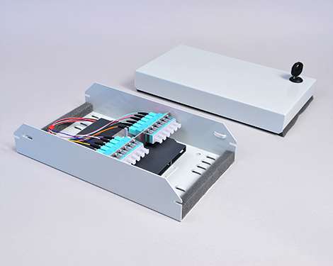 AP-Box, Flach, 2 x SCPC, 50/125µm OM3