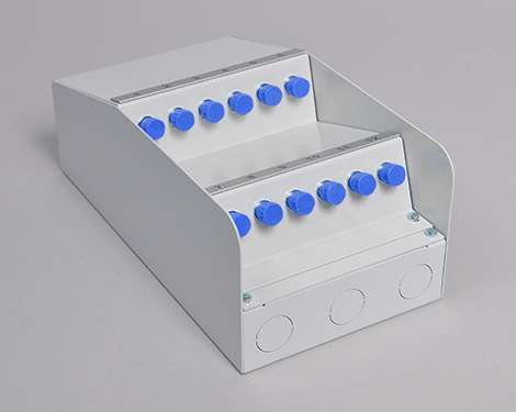 AP-Box Stahl, 4 x FCPC, 62.5/125µm OM1