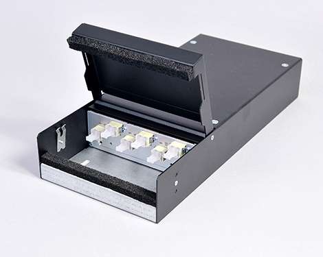 Consolidation Box, Stahl, 8 x LCPC, 62.5/125µm OM1 (4xLCPC duplex)