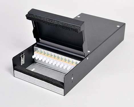 Consolidation Box, Stahl, 4 x SCPC, 62.5/125µm OM1