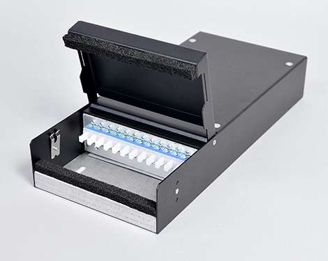 Consolidation Box, Stahl, 8 x SCPC, 9/125µm