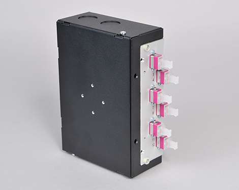 Hutschienen Box, Stahl, 2 x LCPC, OM4 (1xLCPC duplex)