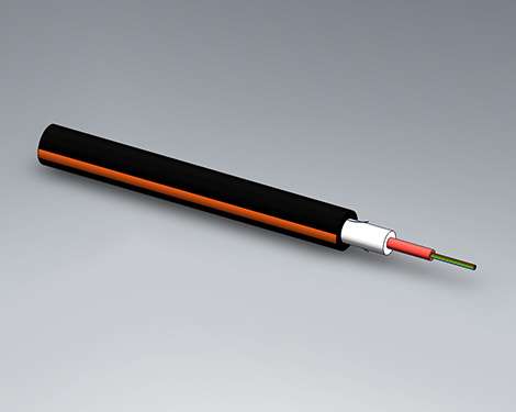 Bündeladerkabel, Outdoor-Z, 1x12, 50/125µm OM3, Fca, schwarz