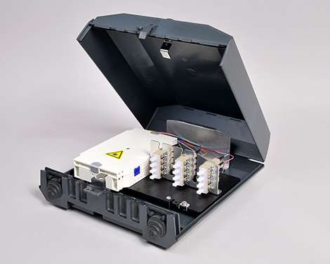 Venus-Box mit Schloss, 4 x SCPC, 62.5/125µm OM1