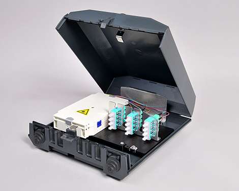 Venus-Box mit Schloss, 2 x SCPC, 50/125µm OM3